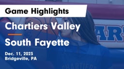 Chartiers Valley  vs South Fayette  Game Highlights - Dec. 11, 2023