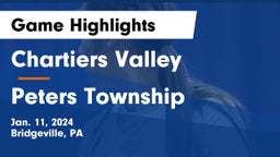 Chartiers Valley  vs Peters Township  Game Highlights - Jan. 11, 2024