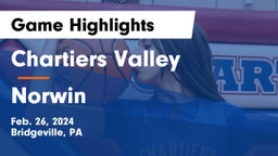 Chartiers Valley  vs Norwin Game Highlights - Feb. 26, 2024