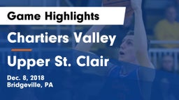 Chartiers Valley  vs Upper St. Clair Game Highlights - Dec. 8, 2018