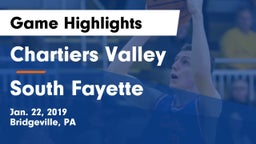 Chartiers Valley  vs South Fayette  Game Highlights - Jan. 22, 2019