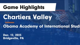 Chartiers Valley  vs Obama Academy of International Studies  Game Highlights - Dec. 12, 2023