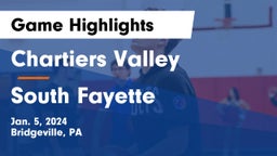 Chartiers Valley  vs South Fayette  Game Highlights - Jan. 5, 2024