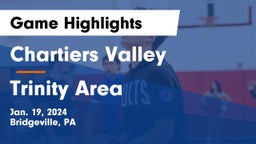 Chartiers Valley  vs Trinity Area  Game Highlights - Jan. 19, 2024