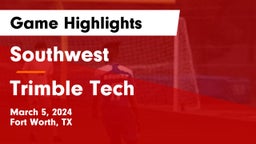 Southwest  vs Trimble Tech  Game Highlights - March 5, 2024