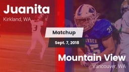 Matchup: Juanita  vs. Mountain View  2018