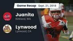 Recap: Juanita  vs. Lynwood  2018