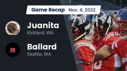 Recap: Juanita  vs. Ballard  2022