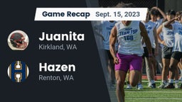 Recap: Juanita  vs. Hazen  2023