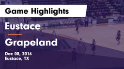 Eustace  vs Grapeland  Game Highlights - Dec 08, 2016