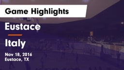 Eustace  vs Italy Game Highlights - Nov 18, 2016