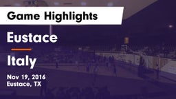 Eustace  vs Italy Game Highlights - Nov 19, 2016