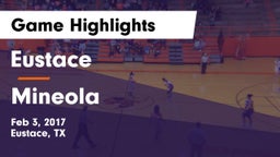 Eustace  vs Mineola  Game Highlights - Feb 3, 2017