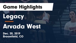 Legacy   vs Arvada West  Game Highlights - Dec. 20, 2019