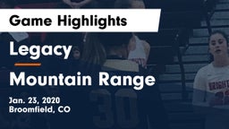 Legacy   vs Mountain Range  Game Highlights - Jan. 23, 2020