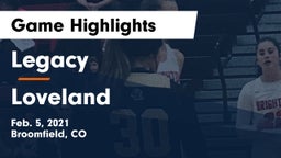 Legacy   vs Loveland  Game Highlights - Feb. 5, 2021