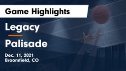 Legacy   vs Palisade  Game Highlights - Dec. 11, 2021