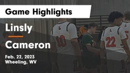 Linsly  vs Cameron  Game Highlights - Feb. 22, 2023