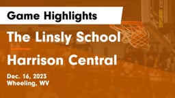The Linsly School vs Harrison Central  Game Highlights - Dec. 16, 2023