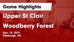 Upper St Clair vs Woodberry Forest  Game Highlights - Dec. 19, 2019
