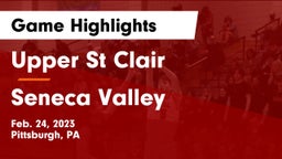 Upper St Clair vs Seneca Valley  Game Highlights - Feb. 24, 2023