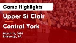 Upper St Clair vs Central York  Game Highlights - March 16, 2024