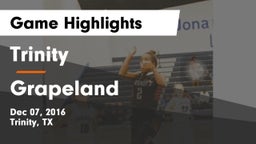 Trinity  vs Grapeland Game Highlights - Dec 07, 2016