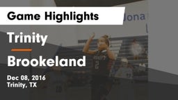 Trinity  vs Brookeland Game Highlights - Dec 08, 2016