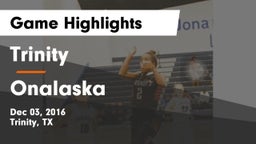 Trinity  vs Onalaska  Game Highlights - Dec 03, 2016