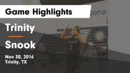 Trinity  vs Snook  Game Highlights - Nov 30, 2016