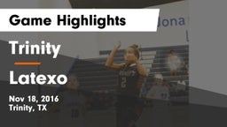 Trinity  vs Latexo  Game Highlights - Nov 18, 2016