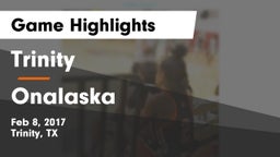 Trinity  vs Onalaska  Game Highlights - Feb 8, 2017