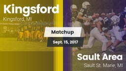 Matchup: Kingsford High vs. Sault Area  2017