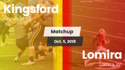 Matchup: Kingsford High vs. Lomira  2018