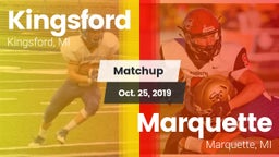 Matchup: Kingsford High vs. Marquette  2019