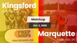 Matchup: Kingsford High vs. Marquette  2020