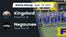 Recap: Kingsford  vs. Negaunee  2023