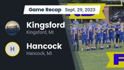 Recap: Kingsford  vs. Hancock  2023