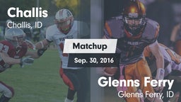 Matchup: Challis  vs. Glenns Ferry  2016