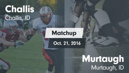 Matchup: Challis  vs. Murtaugh  2016