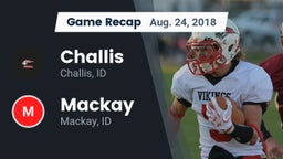 Recap: Challis  vs. Mackay  2018