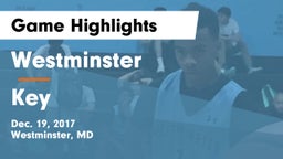 Westminster  vs Key  Game Highlights - Dec. 19, 2017