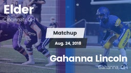 Matchup: Elder  vs. Gahanna Lincoln  2018