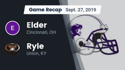 Recap: Elder  vs. Ryle  2019