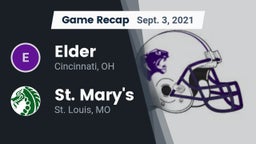 Recap: Elder  vs. St. Mary's  2021