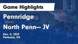 Pennridge  vs North Penn--- JV Game Highlights - Dec. 5, 2023