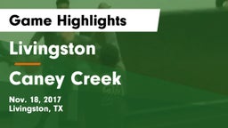 Livingston  vs Caney Creek  Game Highlights - Nov. 18, 2017