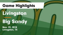 Livingston  vs Big Sandy  Game Highlights - Nov. 29, 2018