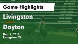 Livingston  vs Dayton  Game Highlights - Dec. 7, 2018