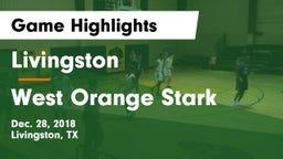 Livingston  vs West Orange Stark  Game Highlights - Dec. 28, 2018